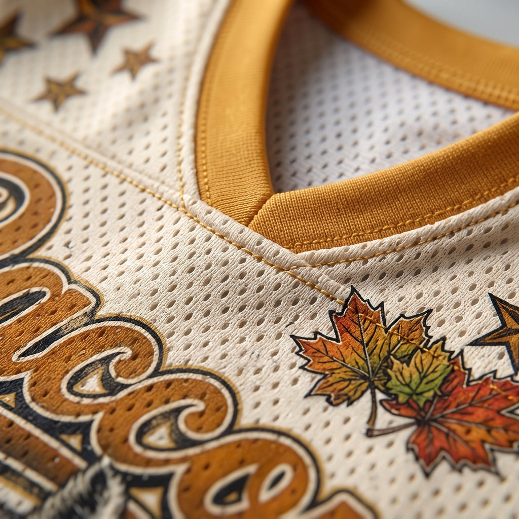 Chaotic Club Hello Fall Raccoon Blowing Bubble Mesh Jersey