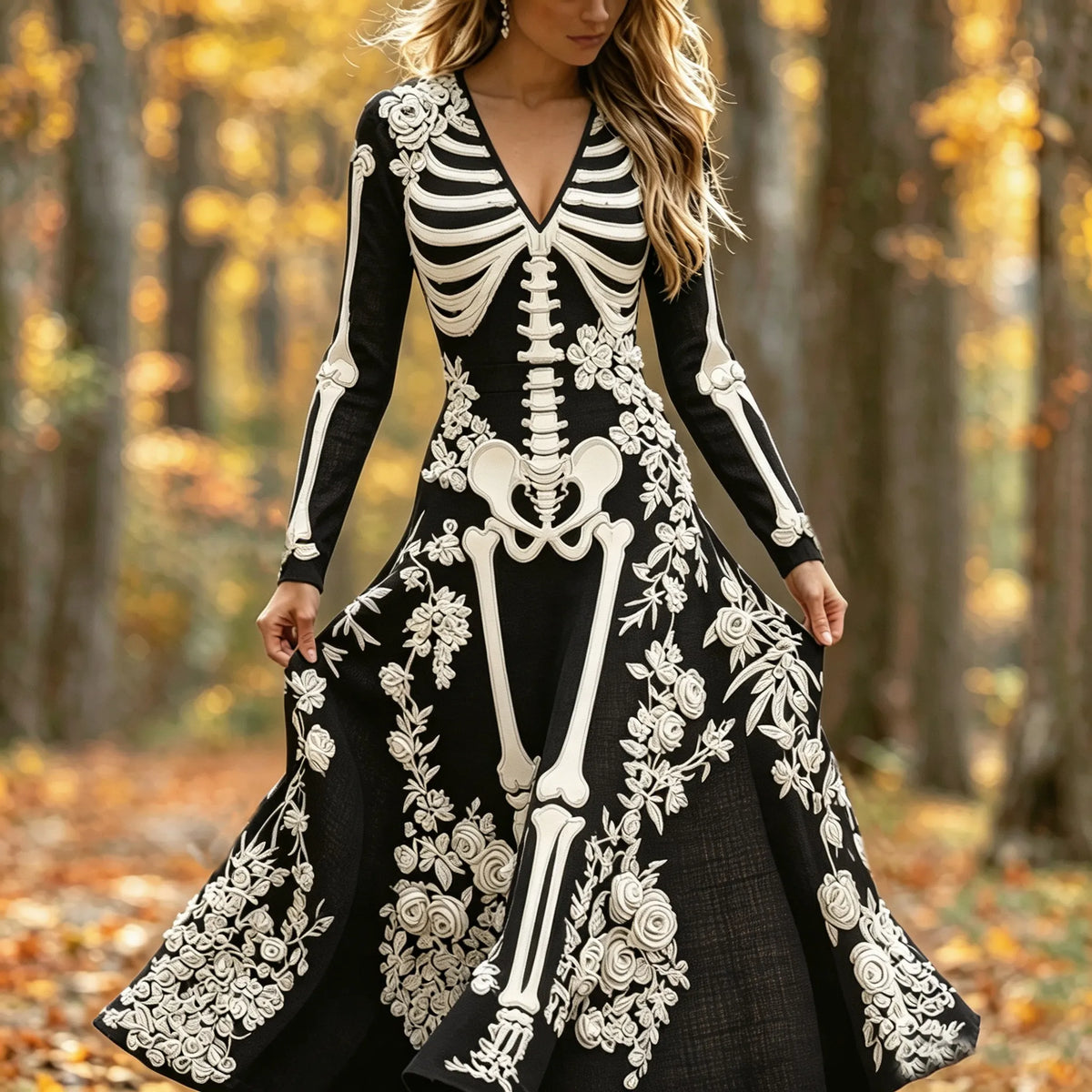 Gothic Maxi Dress – Halloween Trend