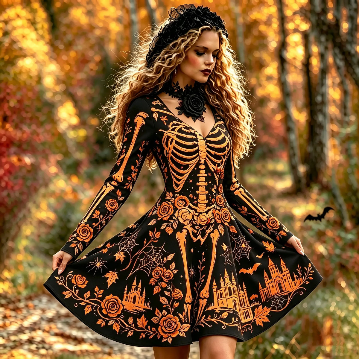 Hauntingly Beautiful Mini Dress – Party Ready