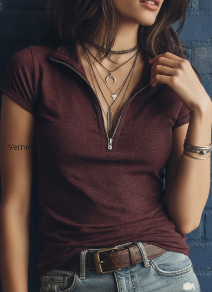 classic-zip-neck-snow-wash-knit-top