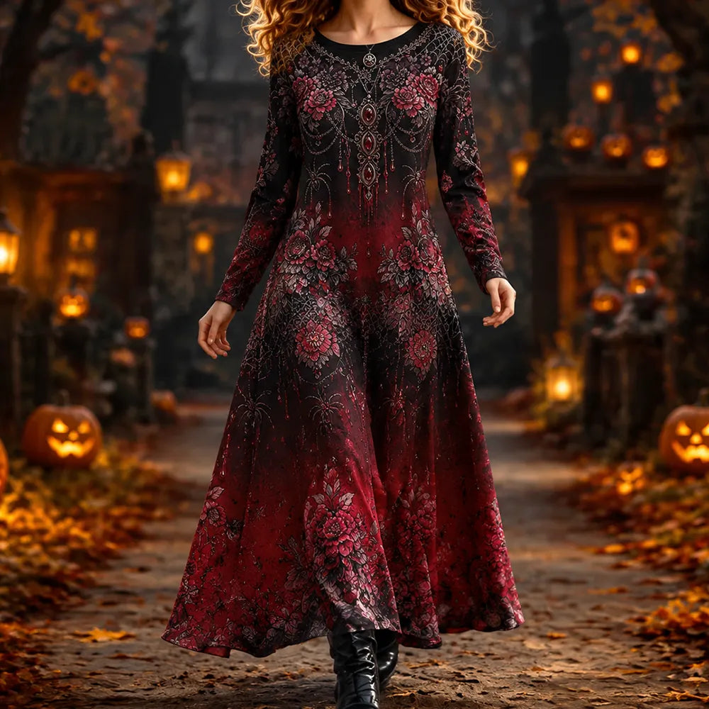 Hauntingly Beautiful Maxi Dress – Party Ready