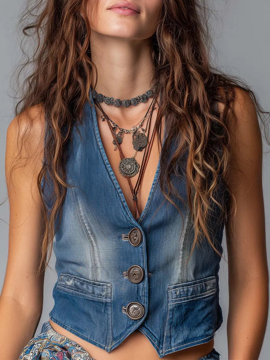 Vintage Statement Piece in denim, Unbeatable Price