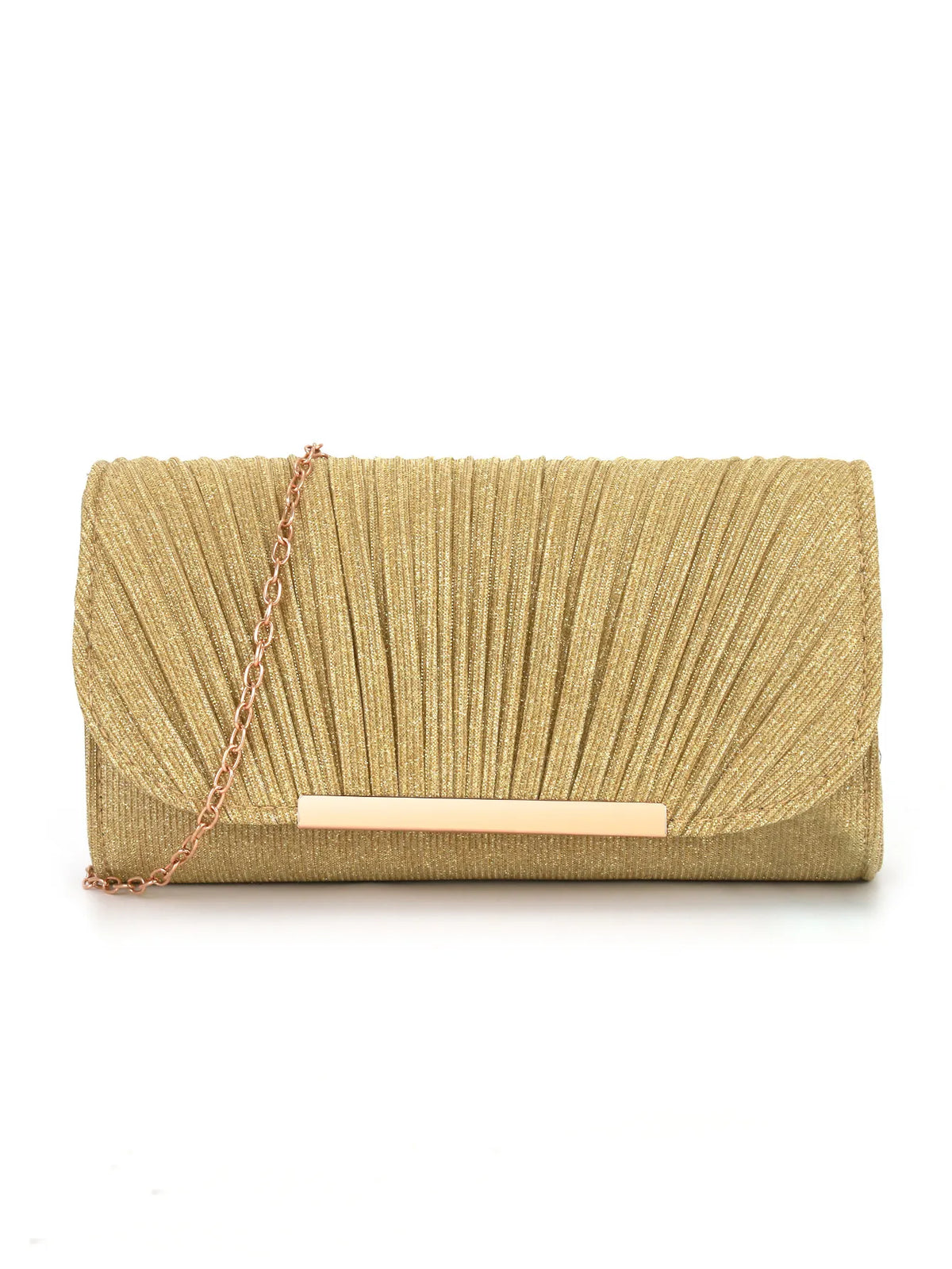 Crossbody Dinner Bag Women's Clutch Bag Pleated High Sewing Line Round Bottom Hand Carry Evening Bag