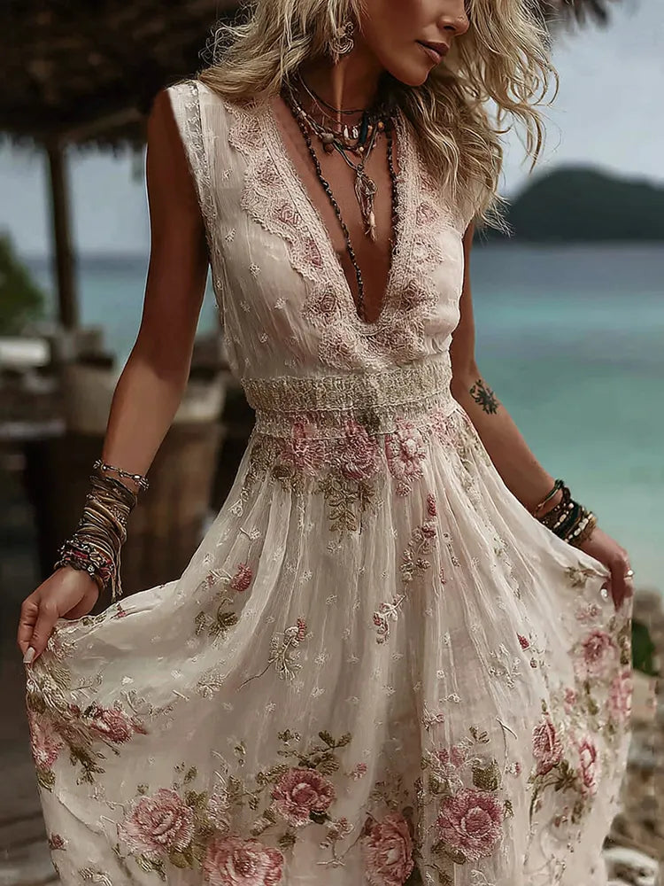 Vintage Maxi Dress – Budget-Friendly