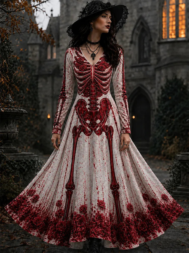 Retro Maxi Dress – Boo-tiful Halloween