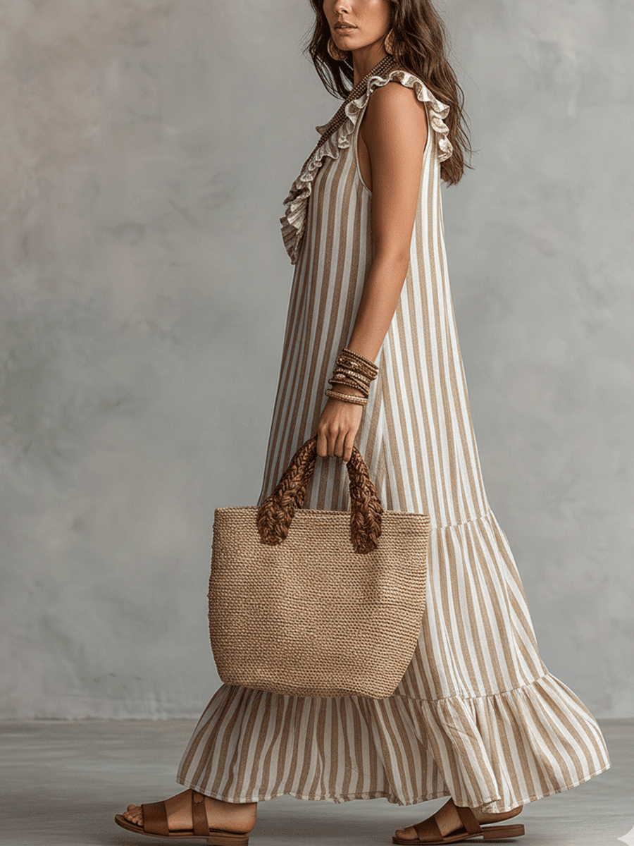 Maxi Dress with premium – Smart Price