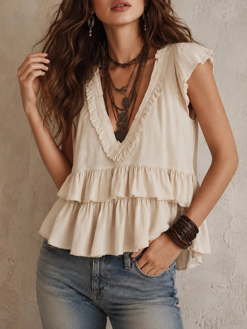 Blouse That Flatters – Bohemian & linen