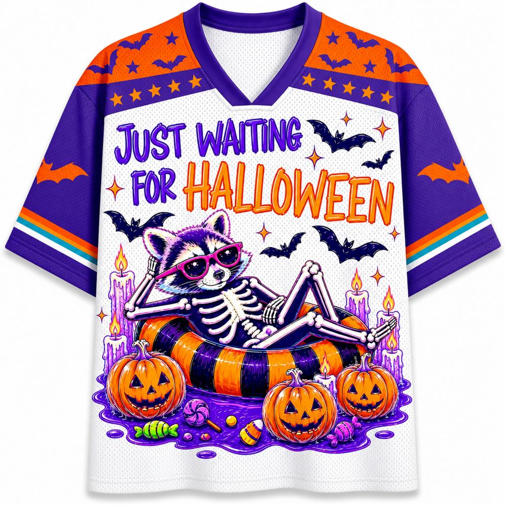 Chaotic Club Summerween Just Waiting For Halloween Mesh Jersey