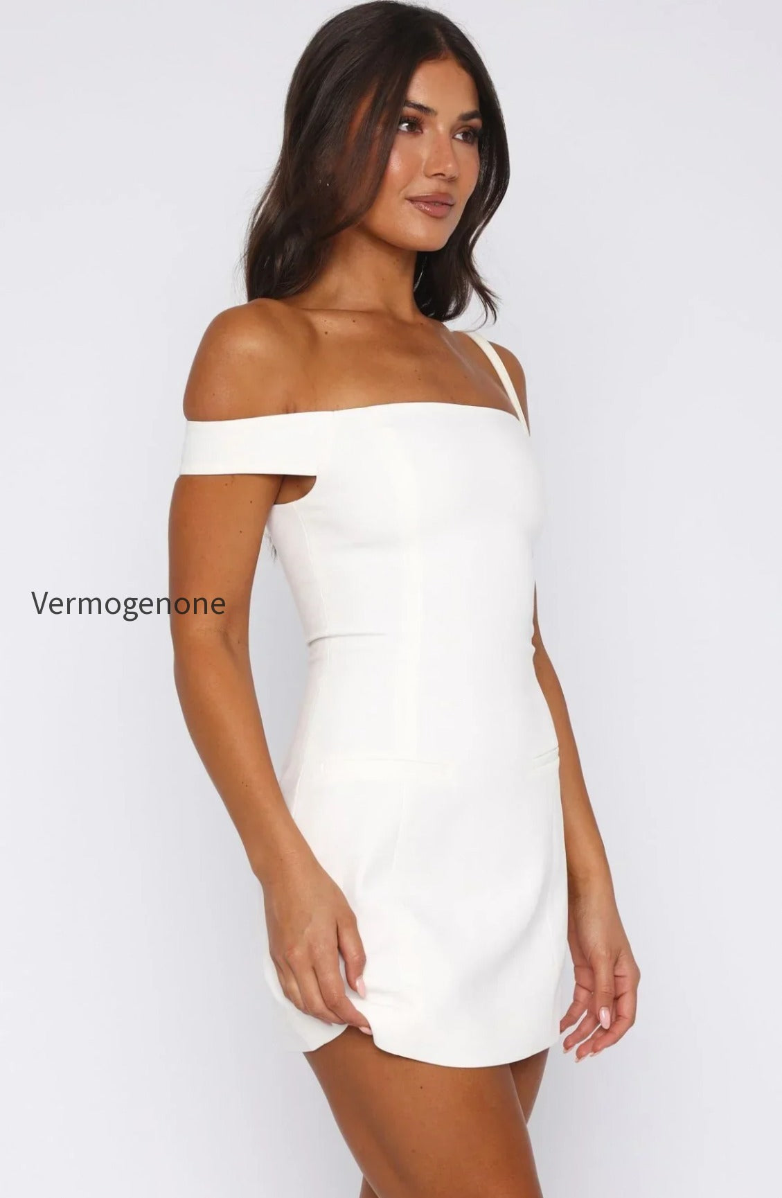 private-planes-off-shoulder-mini-dress-white