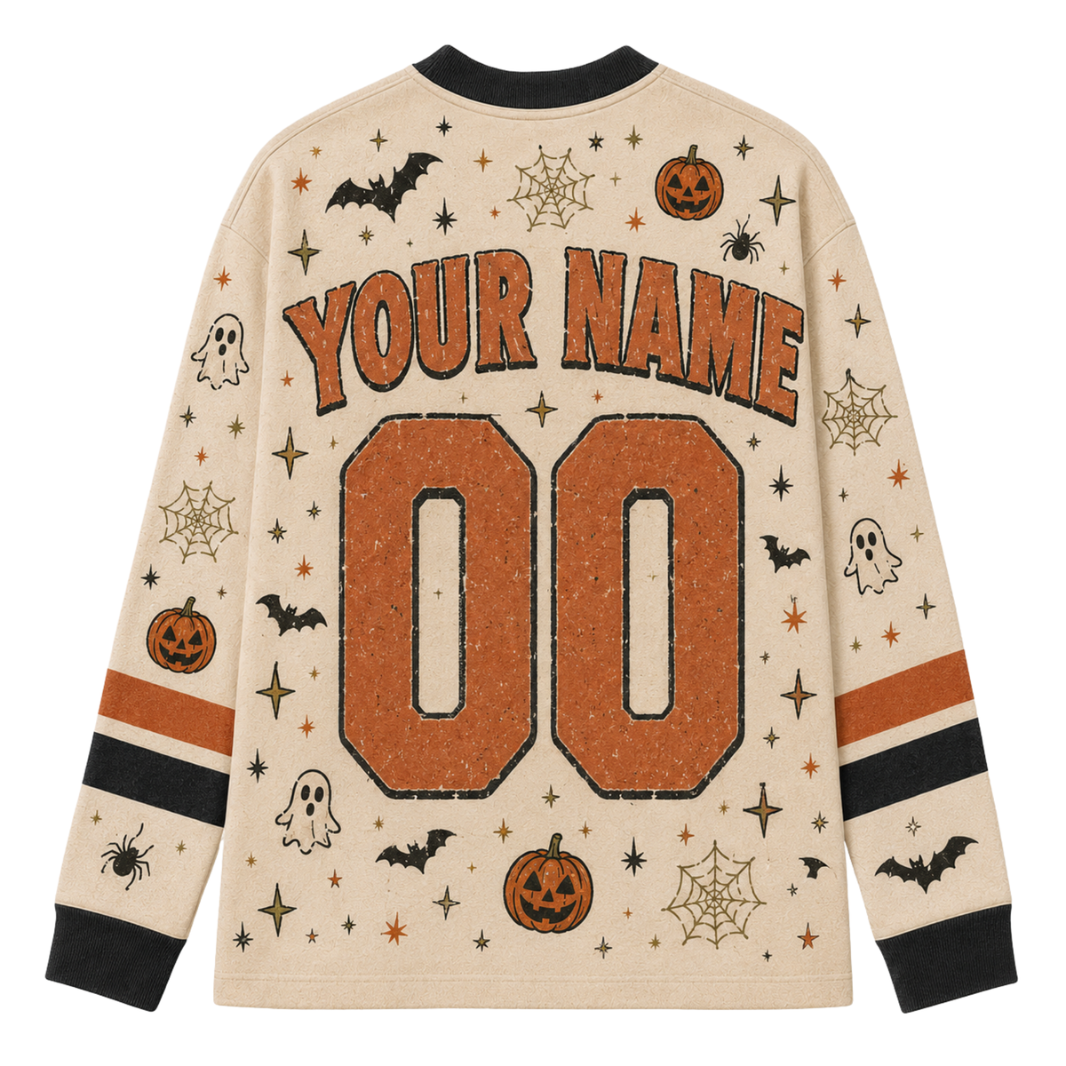 Chaotic Club Custom Monster Season Halloween Long Sleeve Jersey