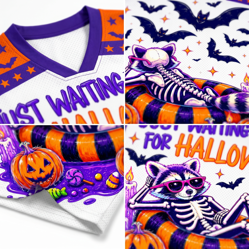 Chaotic Club Summerween Just Waiting For Halloween Mesh Jersey