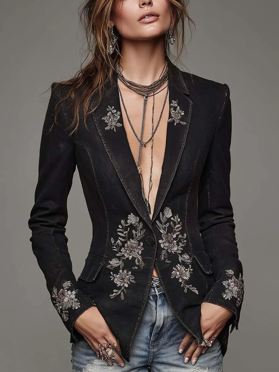 Boho Blazer in denim, Best Value
