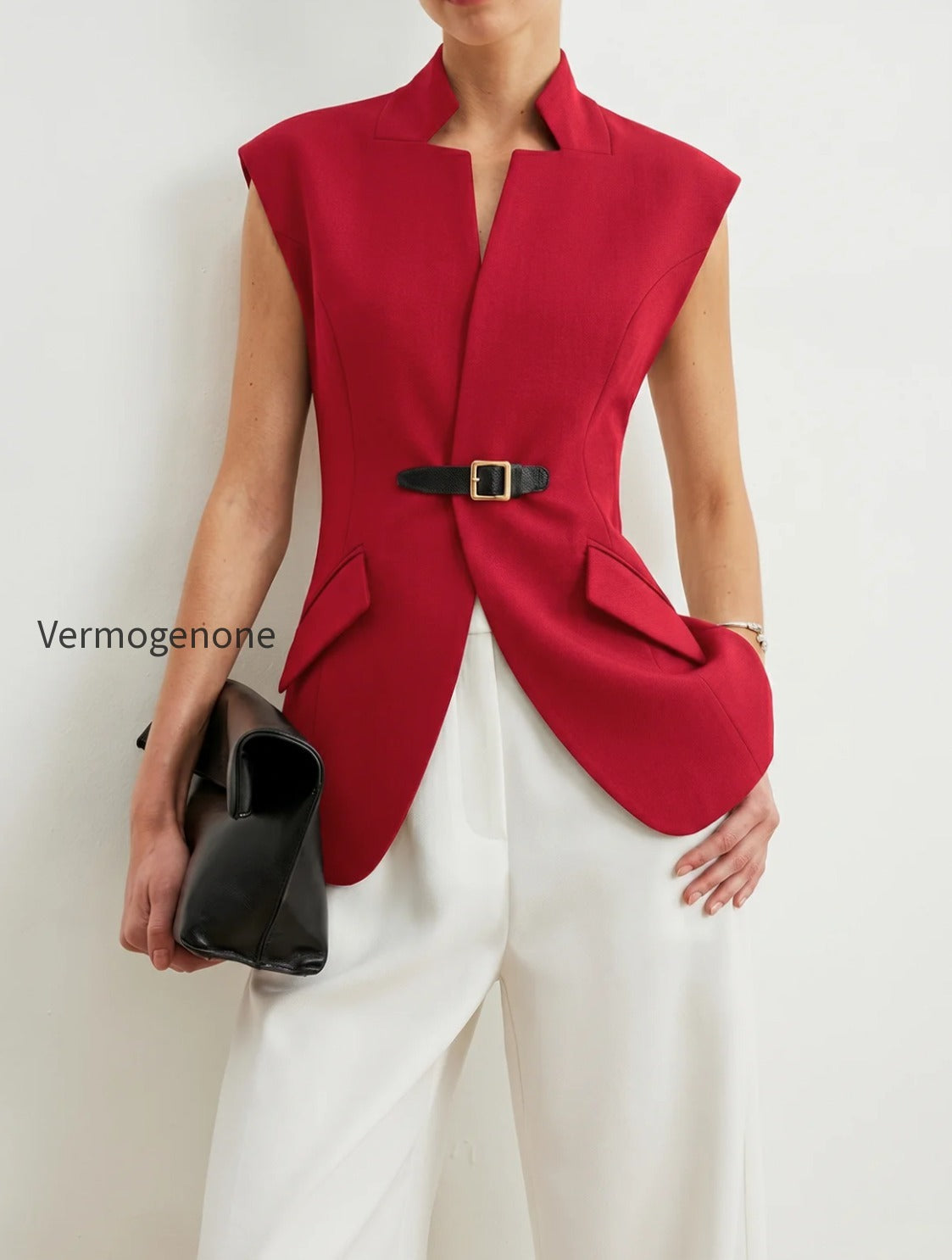 notch-lapel-buckle-detail-blazer-vest