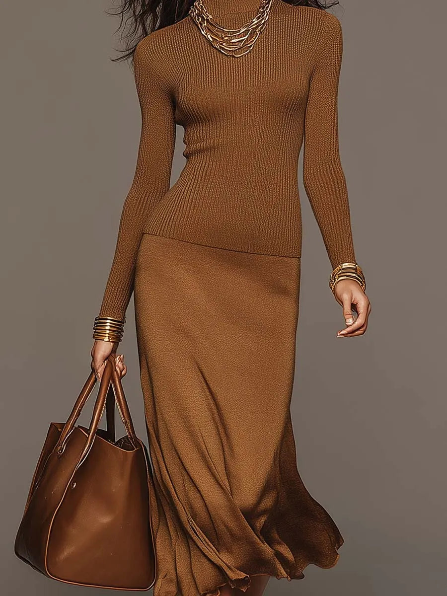 Midi Dress That Flatters – Elegant & soft knit