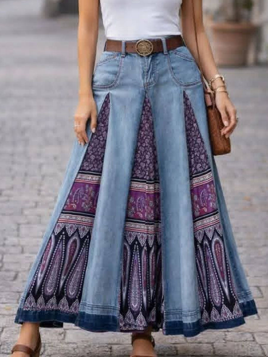 Chic Skirt in denim, Premium Look