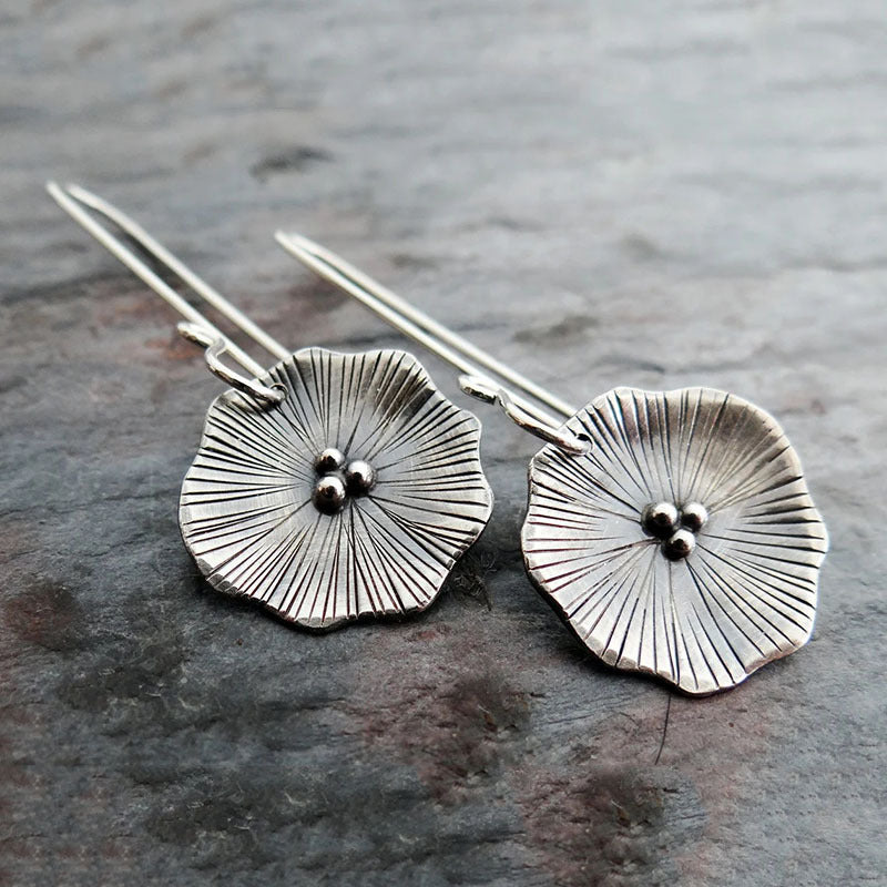 Leaf Flower Earrings