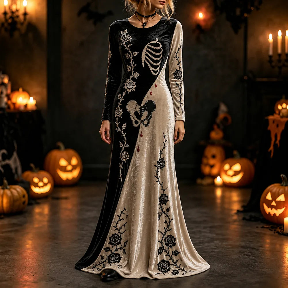 Gothic Maxi Dress – Halloween Trend