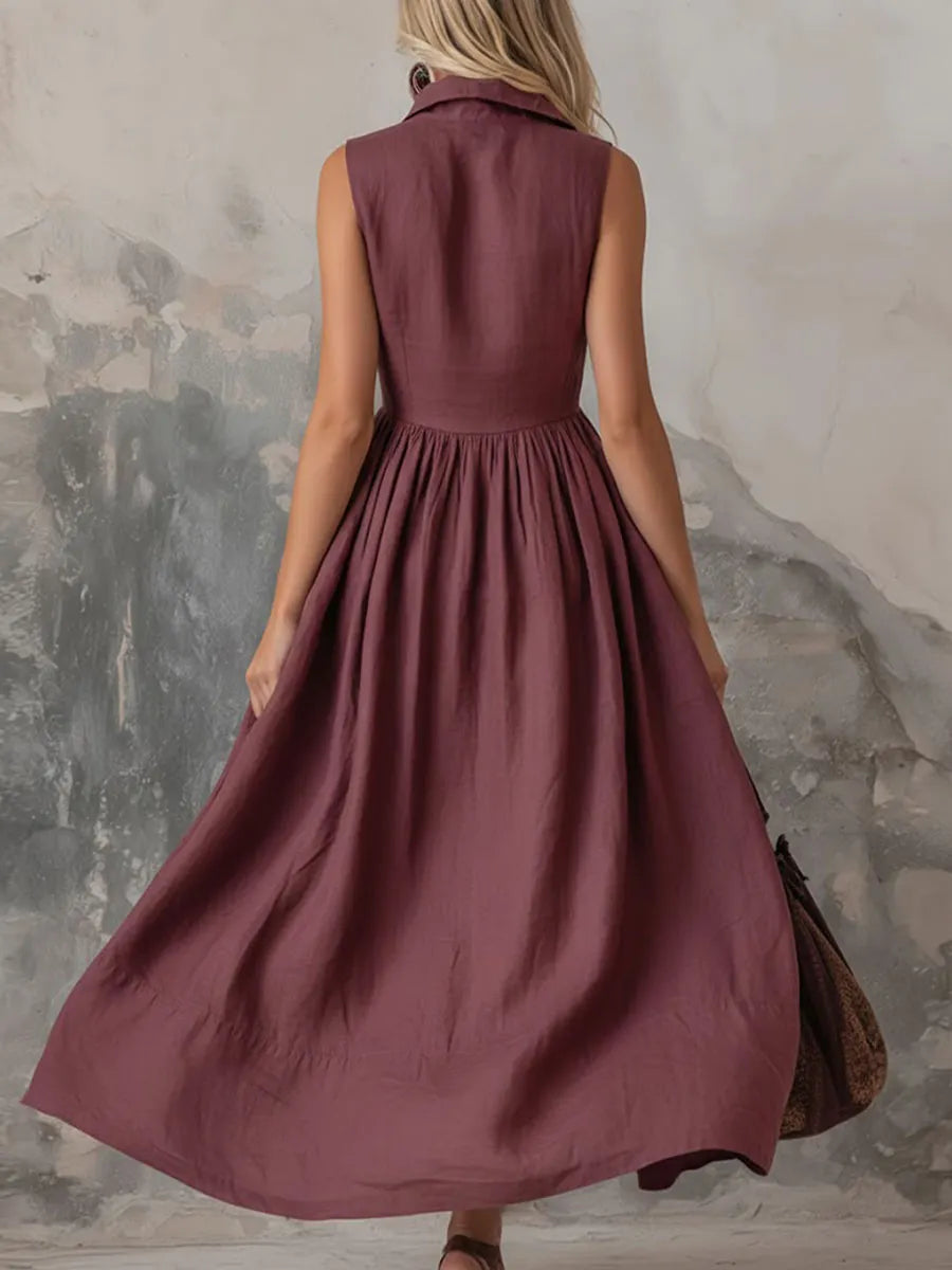 Chic Dress in cotton, Affordable Luxury