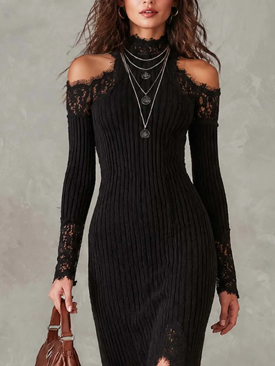 Midi Dress with lace – Unbeatable Price