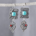 Irregular pattern earrings