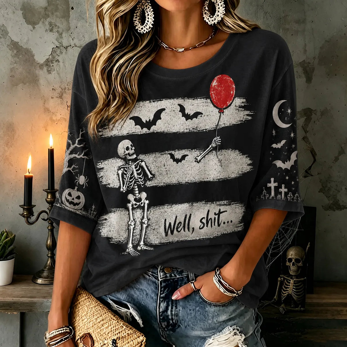 Vintage Top – Boo-tiful Halloween