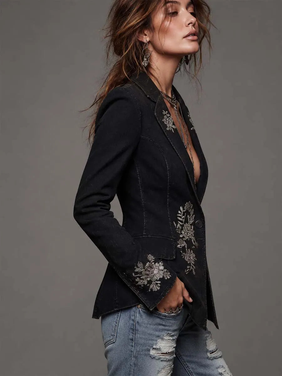 Boho Blazer in denim, Best Value