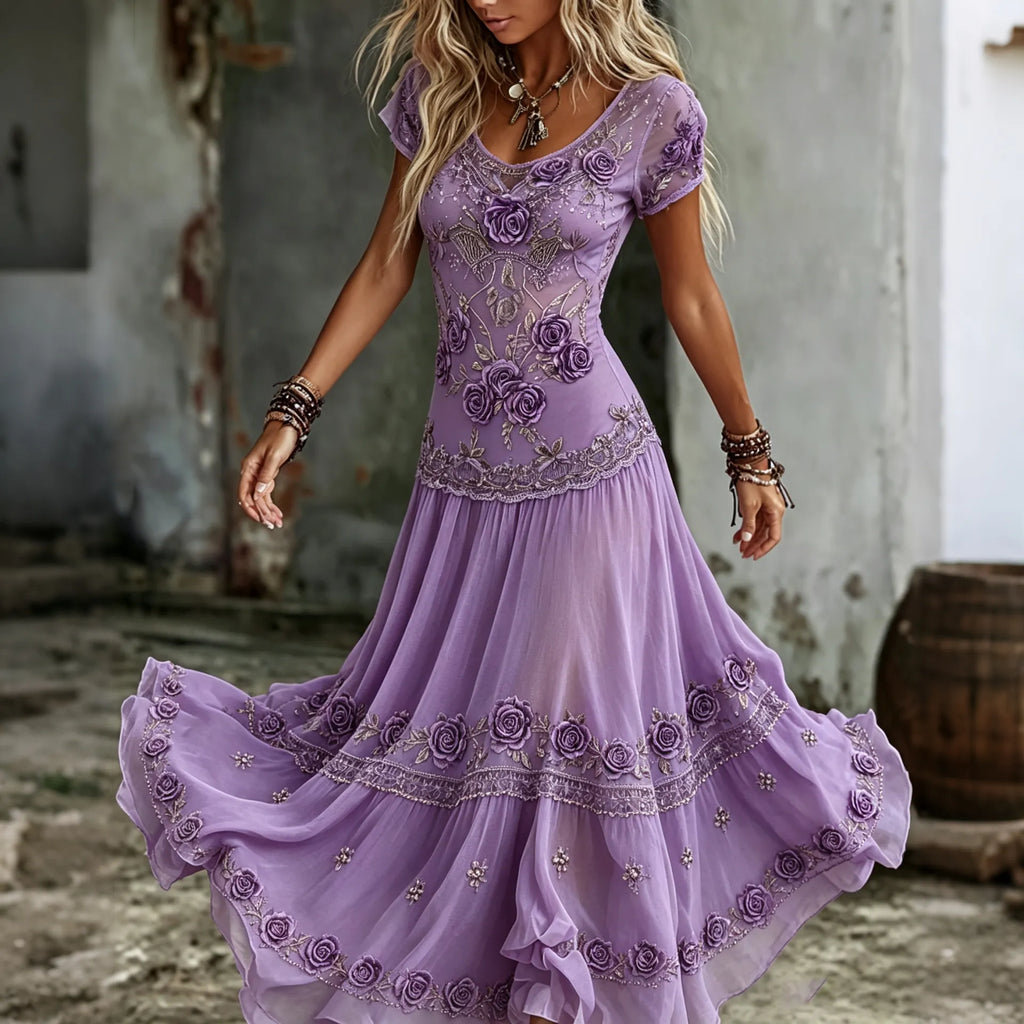 Vintage Maxi Dress in premium, Premium Look