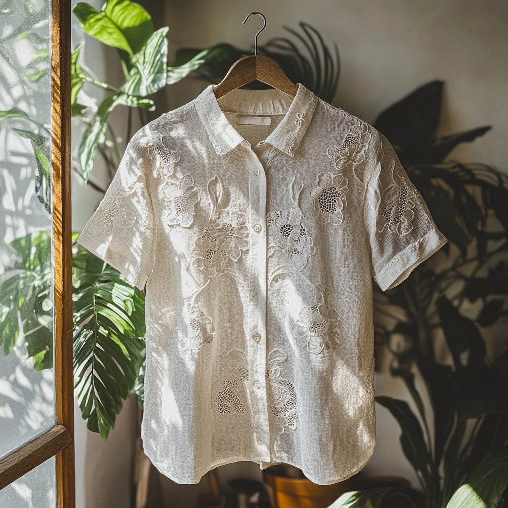 Retro Shirt in lace, Smart Price
