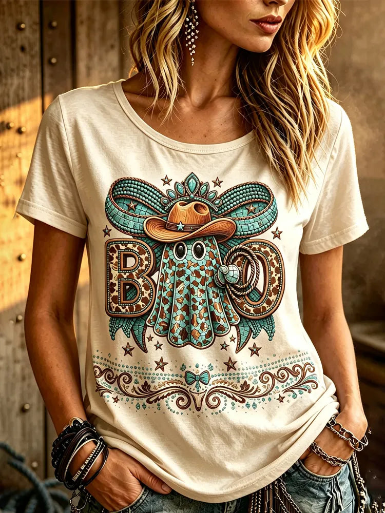 Bohemian Top – Boo-tiful Halloween