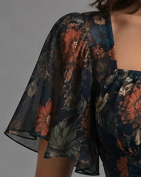 Top with chiffon – Affordable Luxury