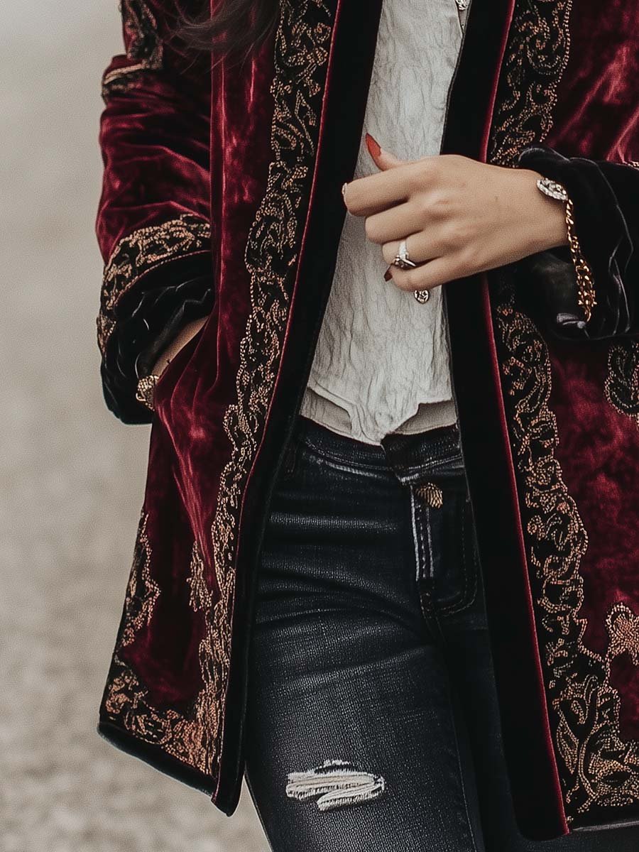 Vintage Jacket in velvet, Best Value