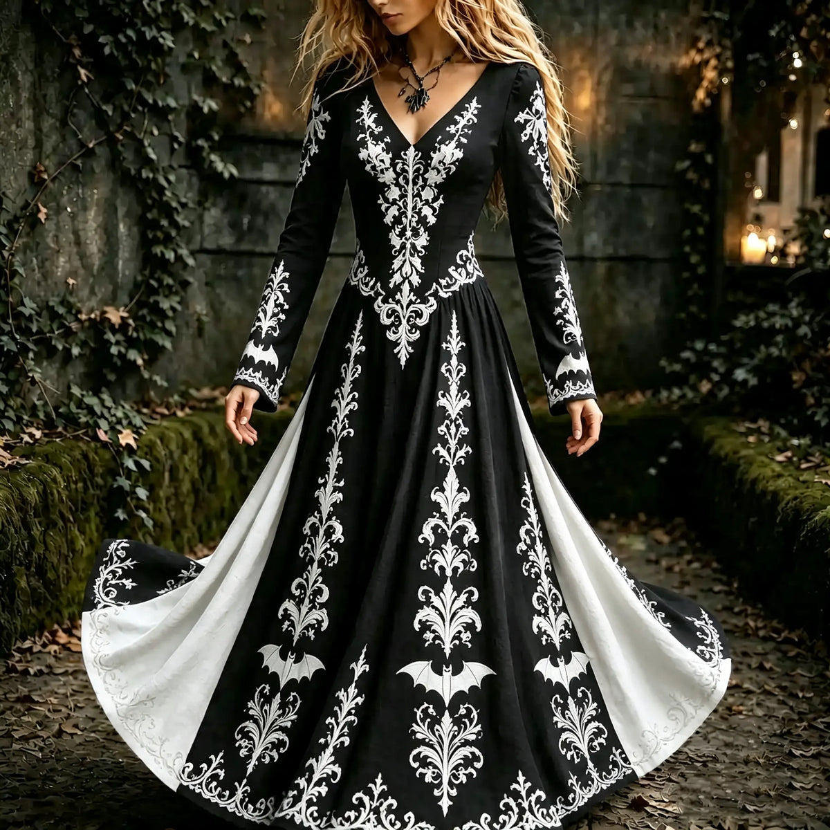 Gothic Maxi Dress – Halloween Trend