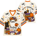 Chaotic Club Custom Bootiful Teacher Era Ghost Halloween Mesh Jersey