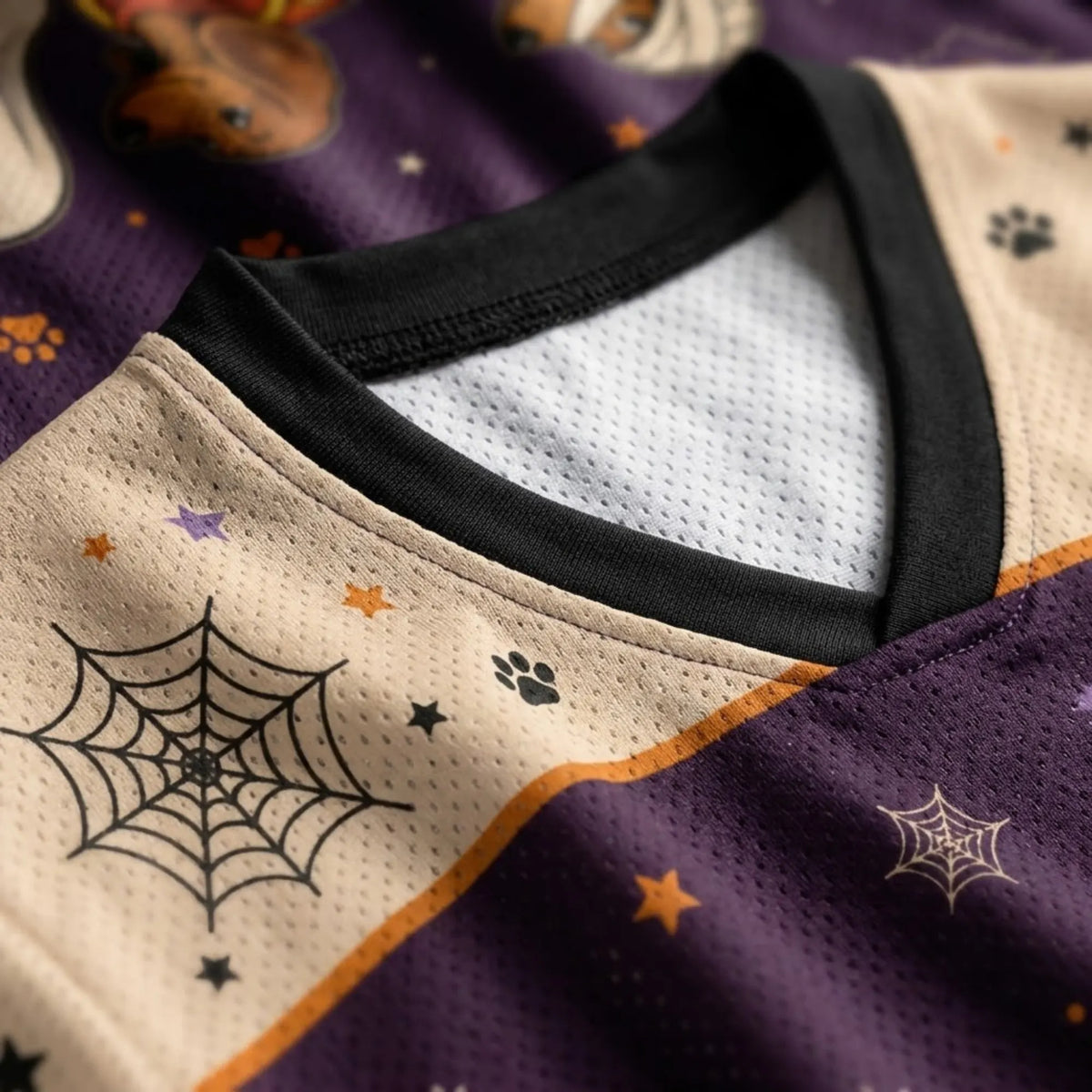 Chaotic Club Spooky Squad Halloween Dachshund Costume Mesh Jersey