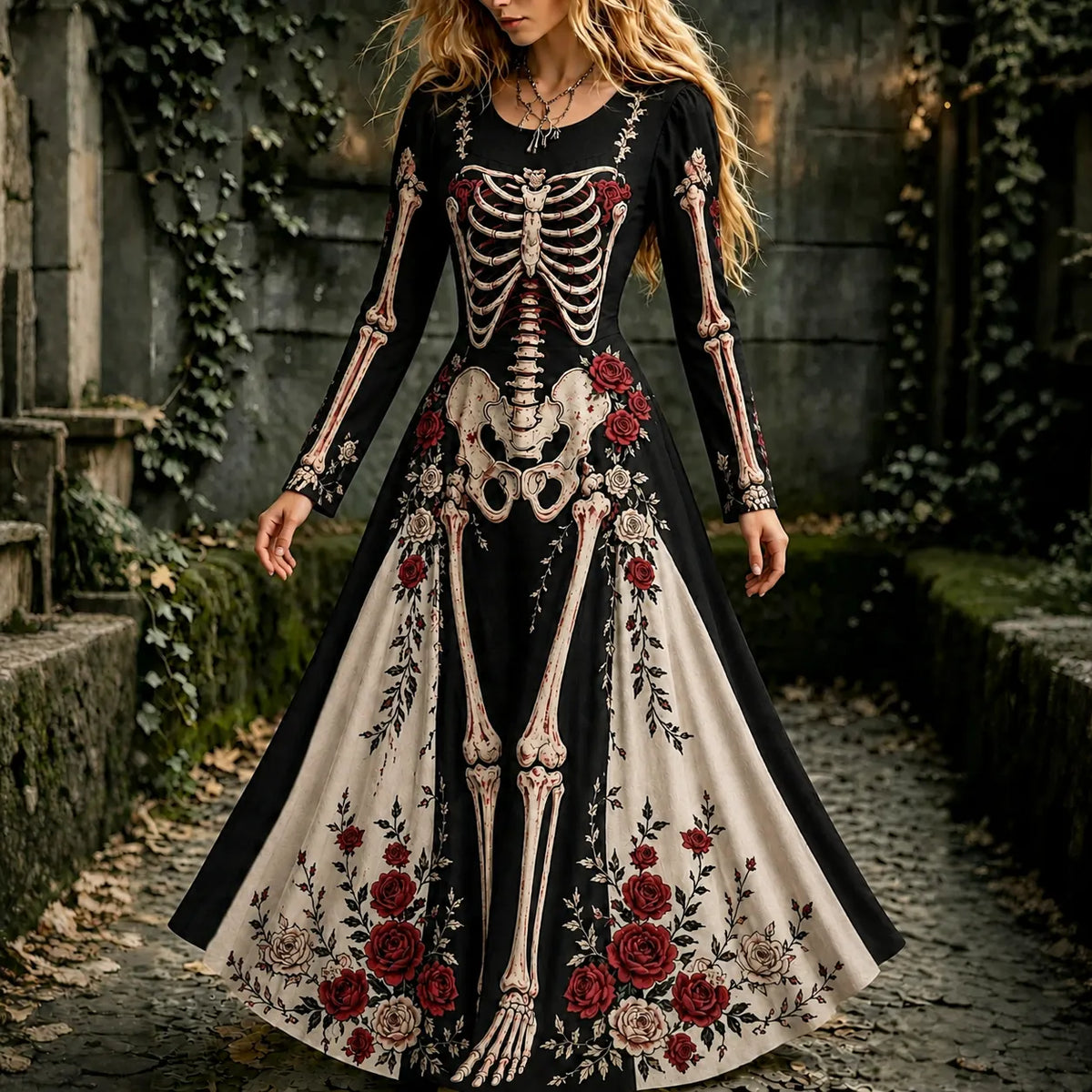 Gothic Maxi Dress – Halloween Trend