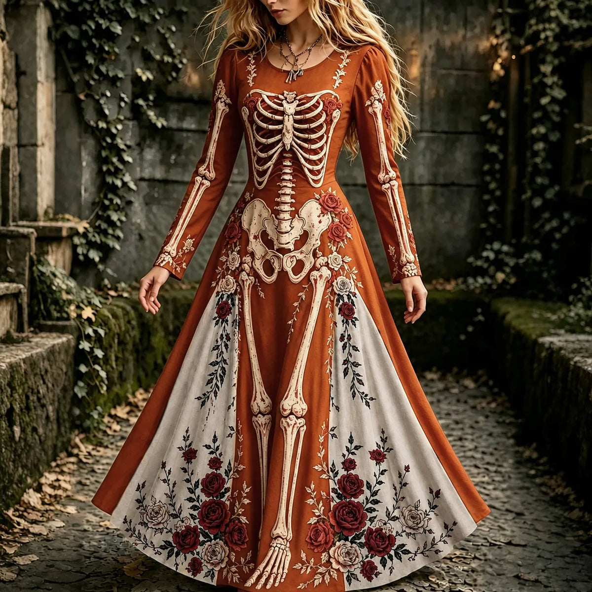 Gothic Maxi Dress – Halloween Trend