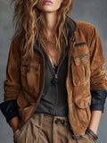 Vintage Jacket in suede, Premium Look