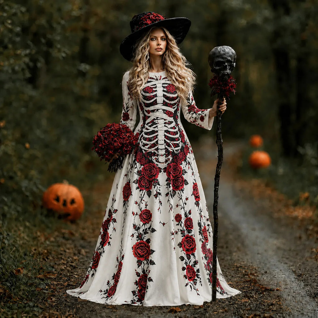 Gothic Maxi Dress – Halloween Trend