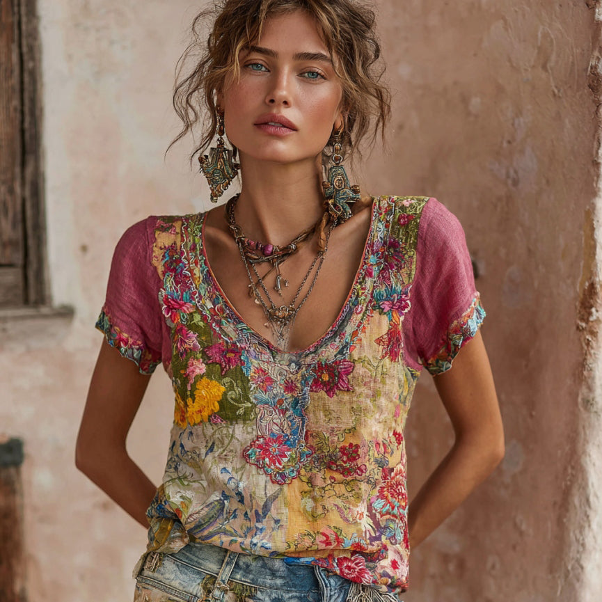 Shirt That Flatters – Bohemian & linen