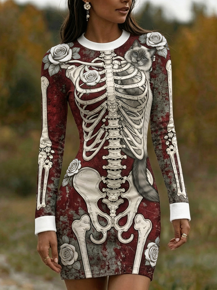 Gothic Mini Dress – Halloween Trend