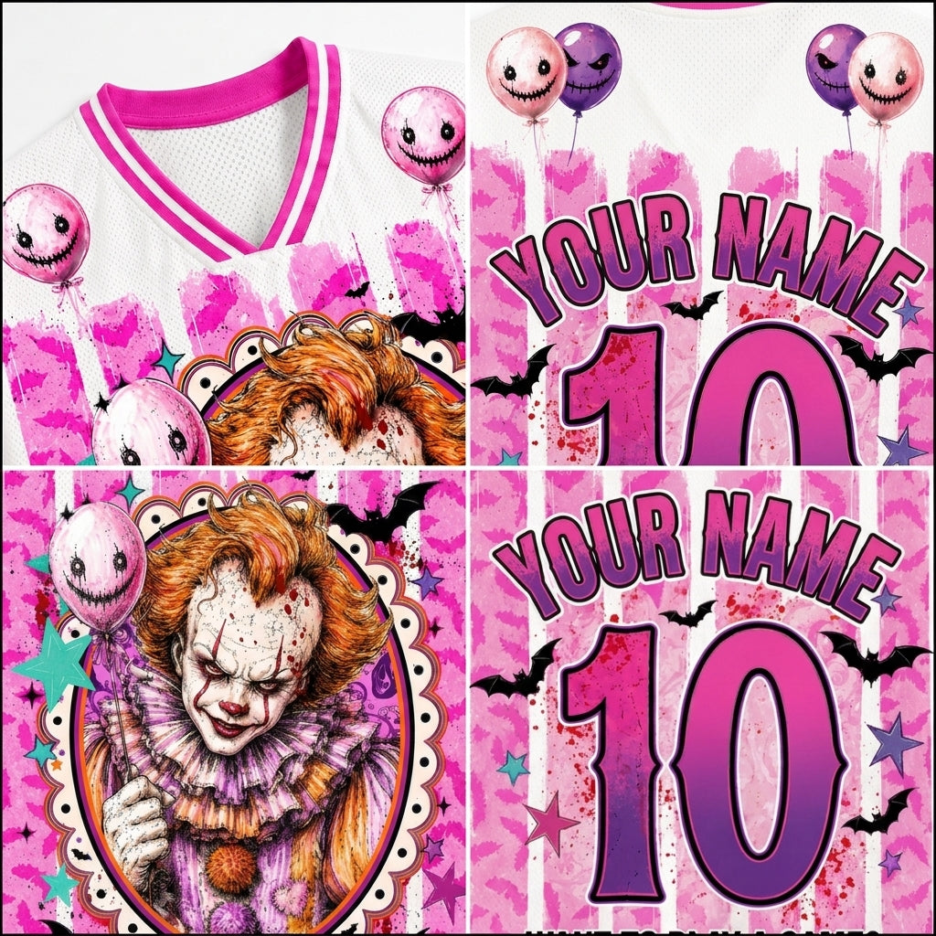 Chaotic Club Preppy Horror Bundle Retro Halloween Characters Mesh Jersey