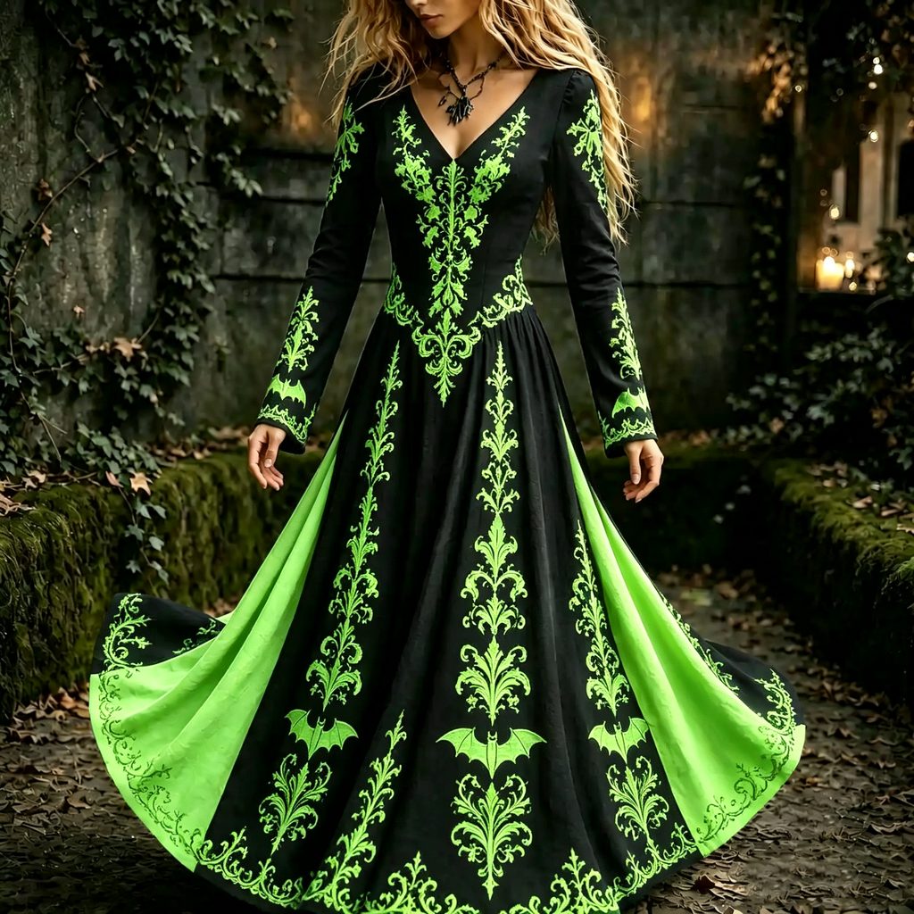 Gothic Maxi Dress – Halloween Trend