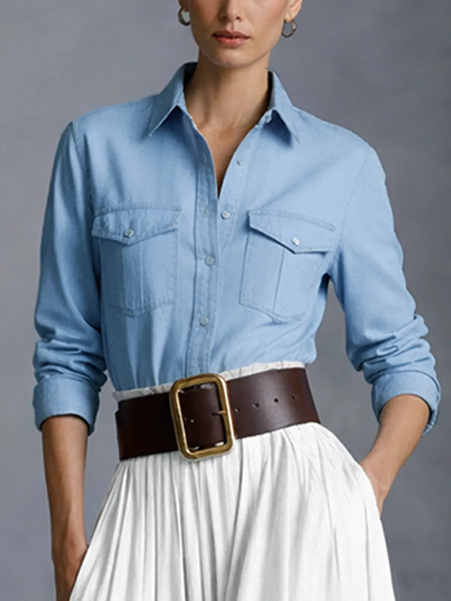 Elegant Skirt in linen, Designer Aesthetic