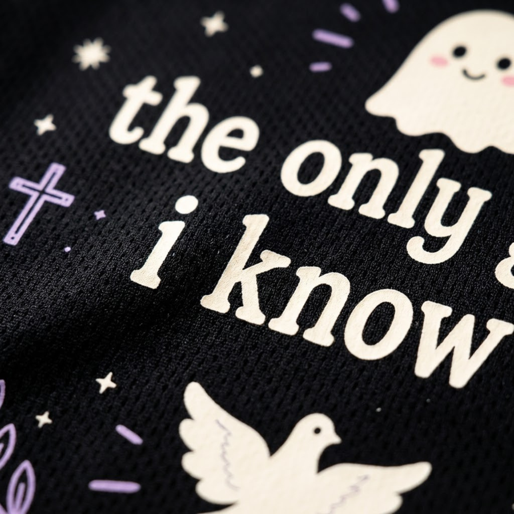 Chaotic Club The Only Ghost I Know Is The Holy Ghost Mesh Jersey