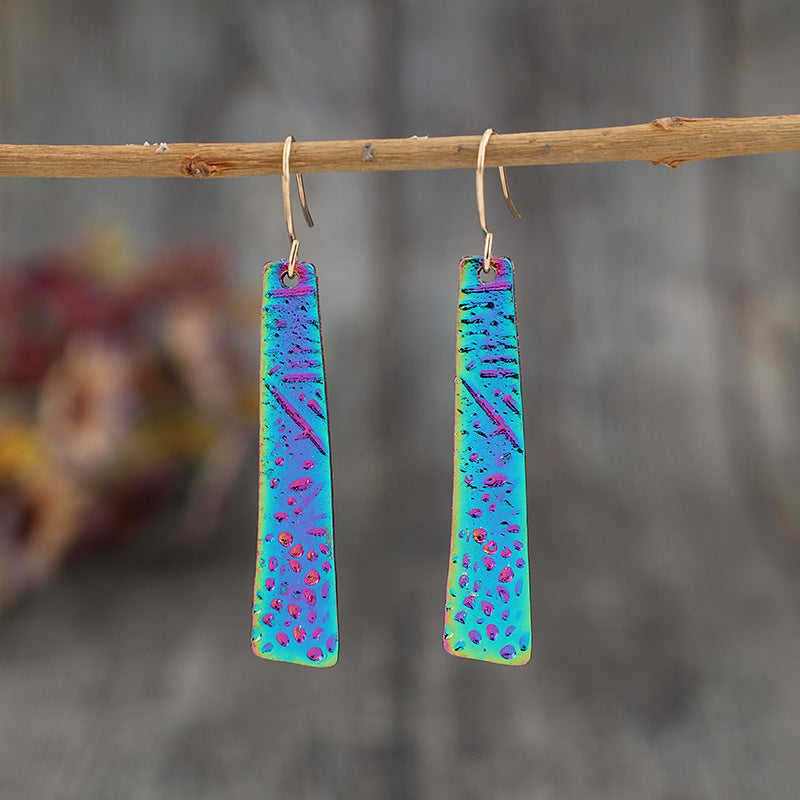 Colored Long Style  Earrings