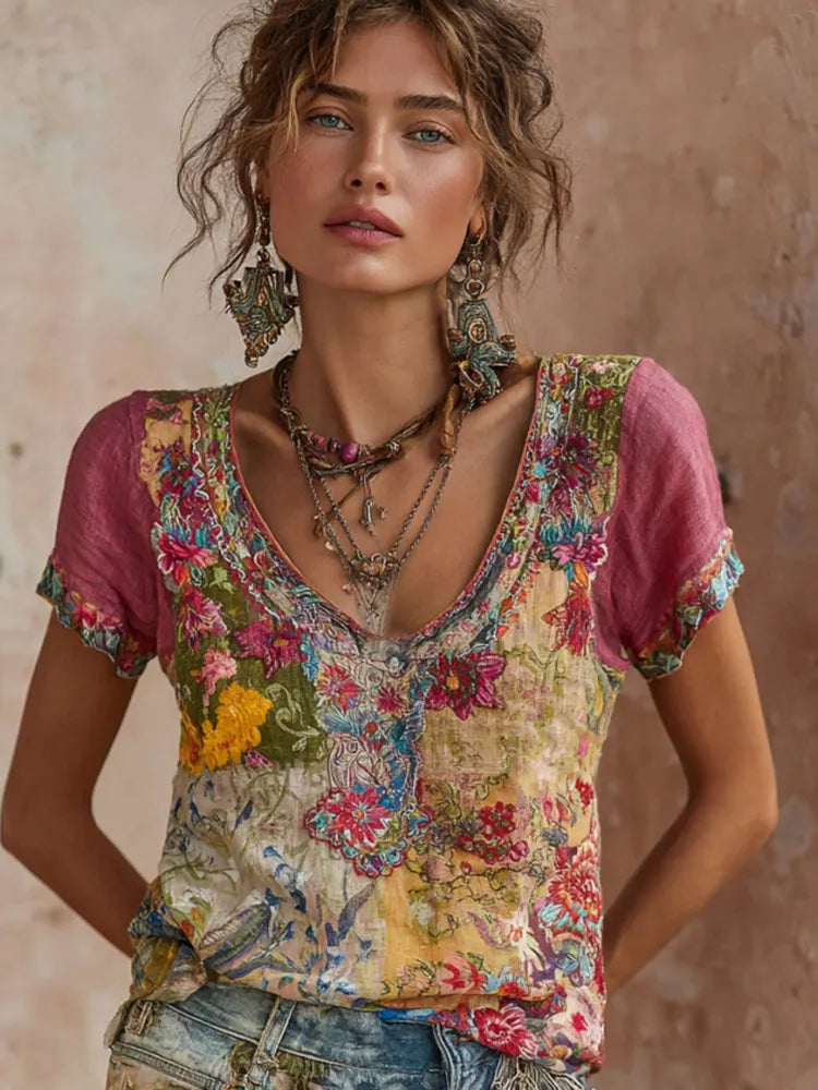Shirt That Flatters – Bohemian & linen