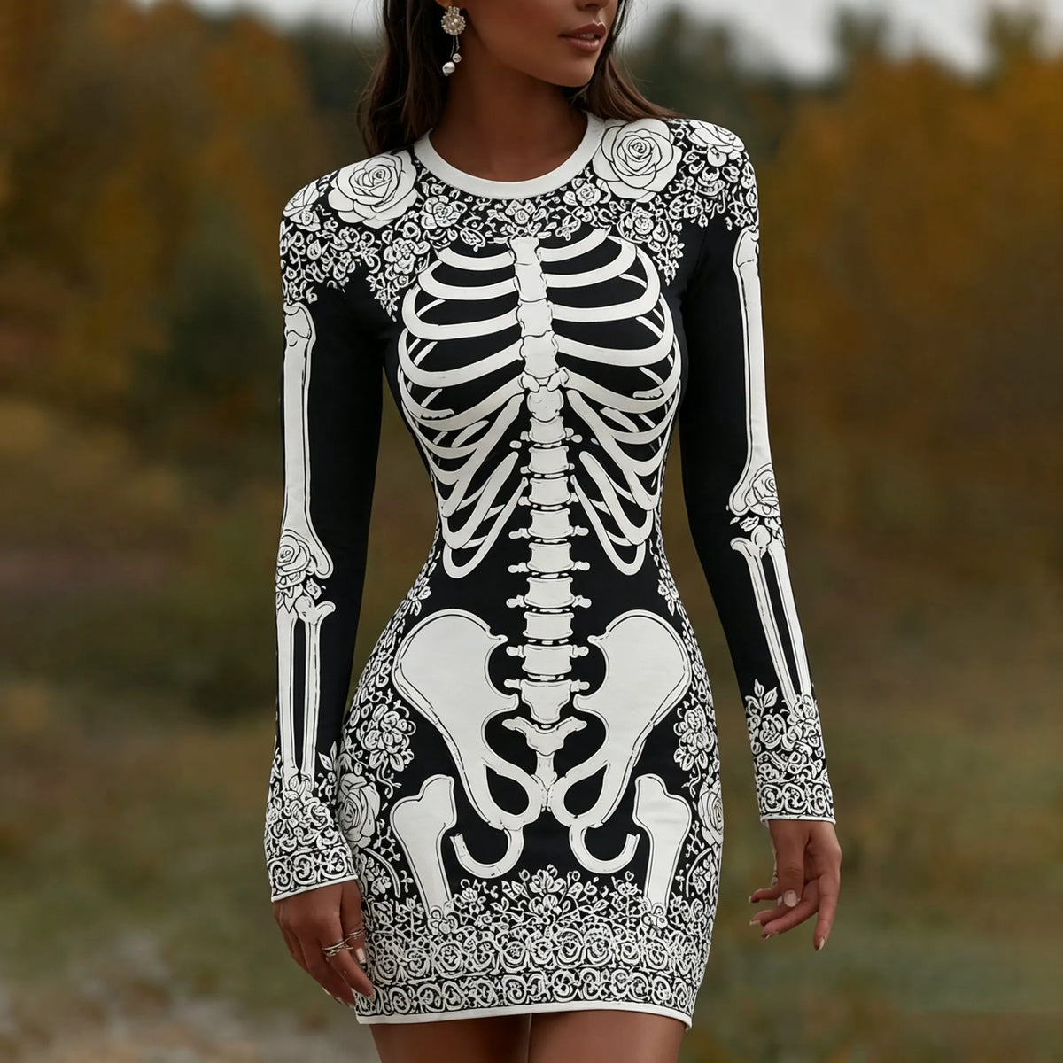 Hauntingly Beautiful Mini Dress – Party Ready