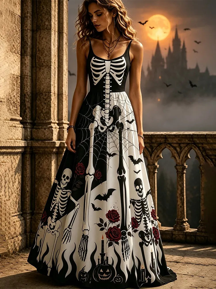 Gothic Maxi Dress – Halloween Trend