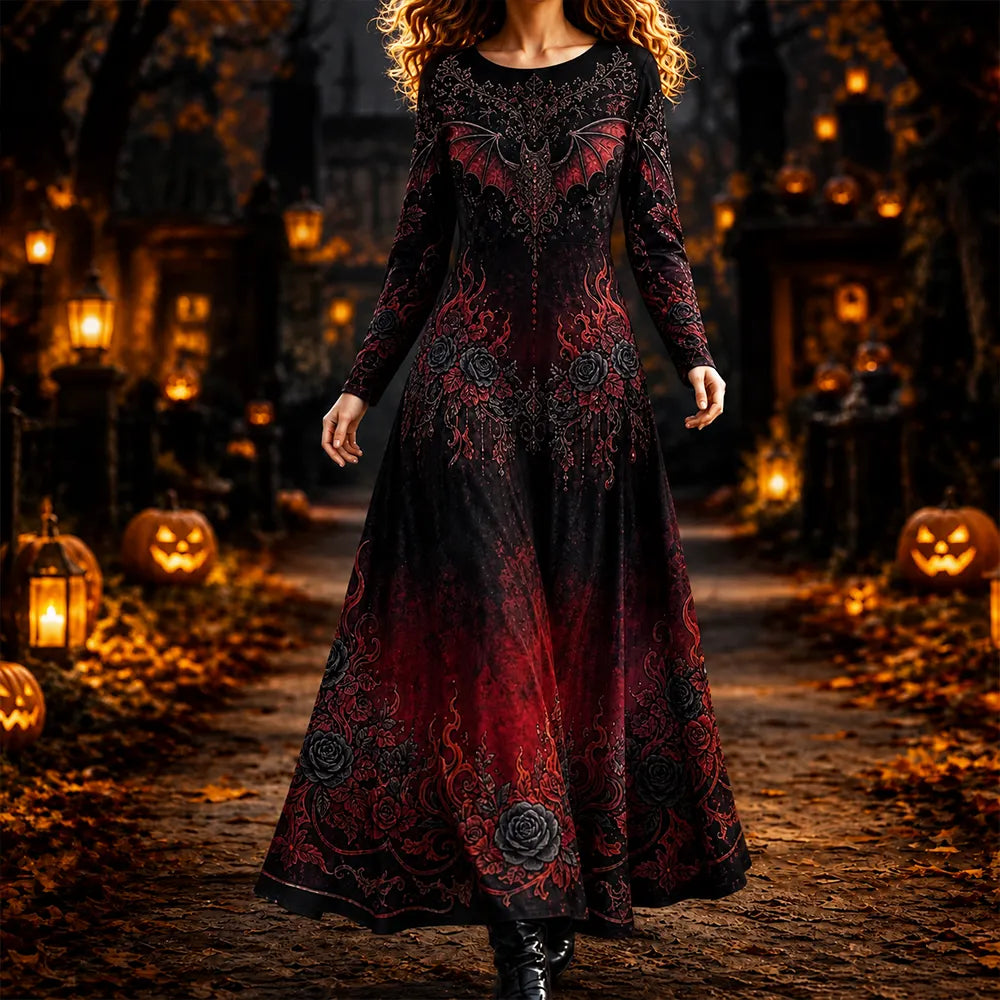 Hauntingly Beautiful Maxi Dress – Party Ready