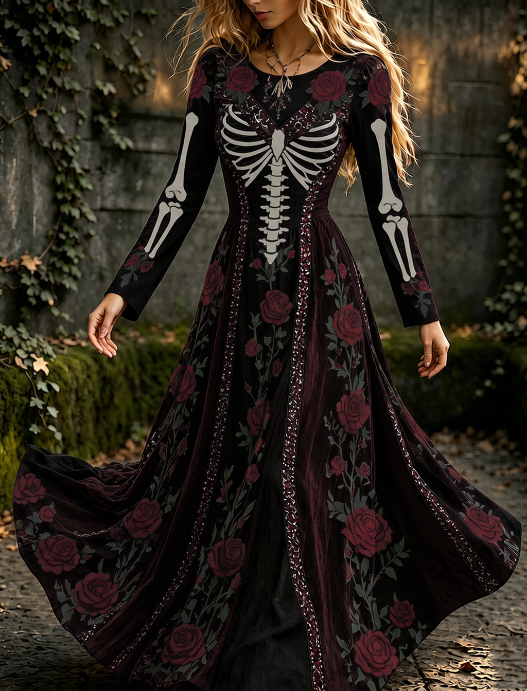 Gothic Maxi Dress – Halloween Trend